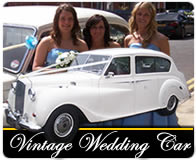 Vintage wedding car hire