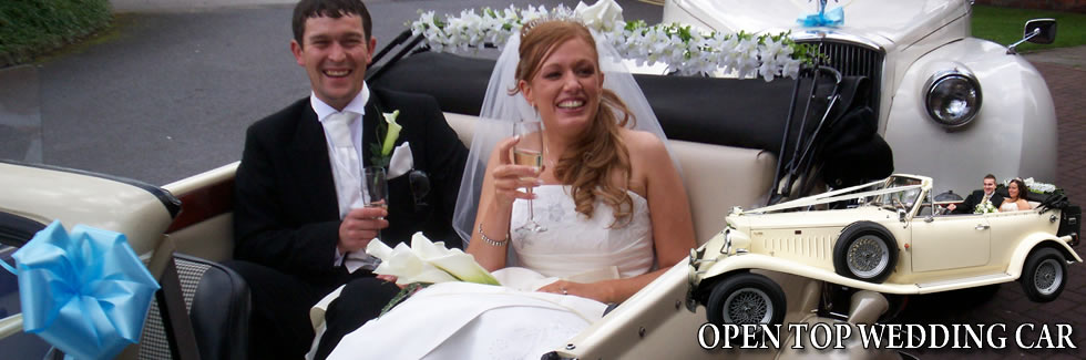 Beauford convertible wedding car